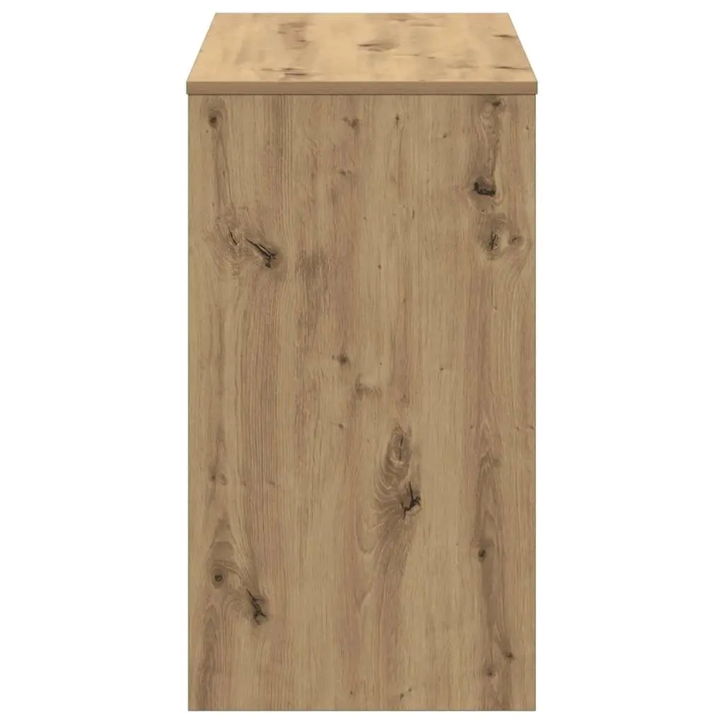 Brown Engineered Wood Desk 90x40x72cm