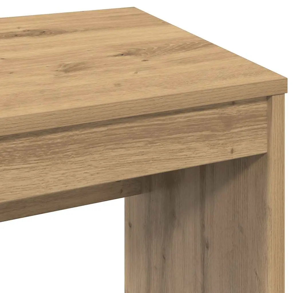 Brown Engineered Wood Desk 90x40x72cm