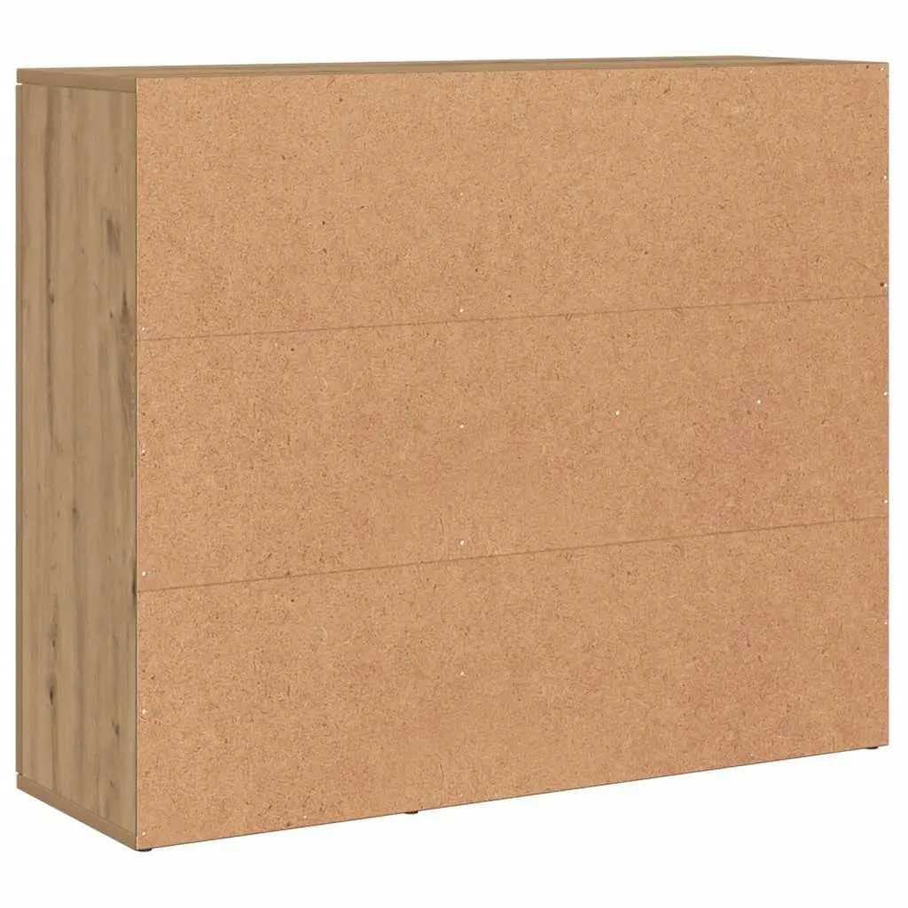 Brown Engineered Wood Sideboard for Dining Storage
