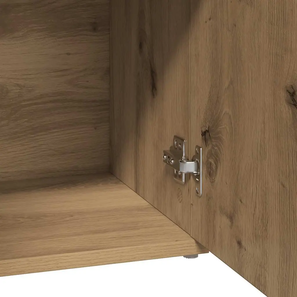 Brown Engineered Wood Sideboard for Dining Storage