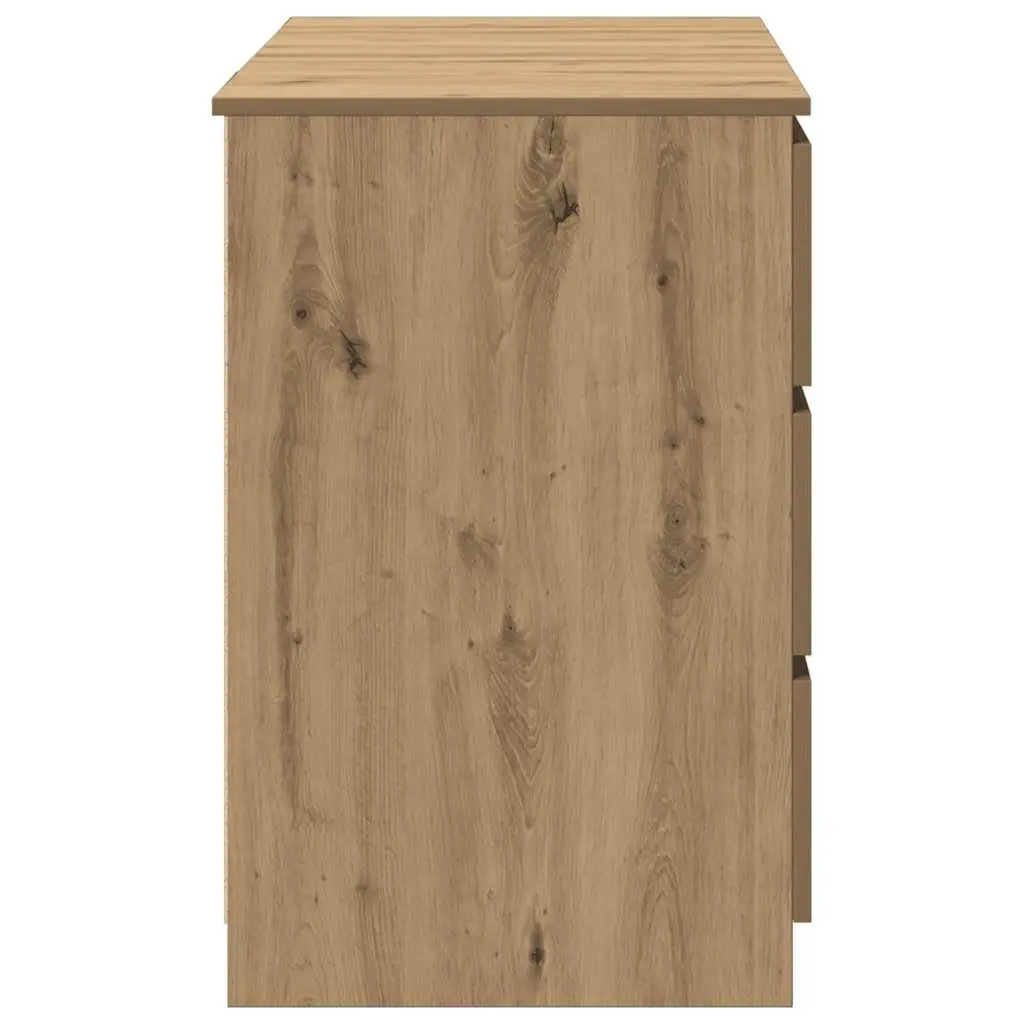Writing Desk Brown 140x50x77cm Engineered Wood