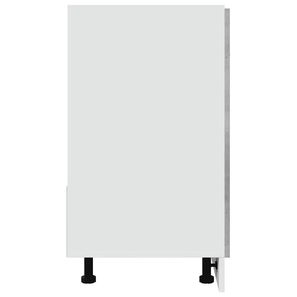 Grey Engineered Wood Sink Base Cabinet for Kitchens