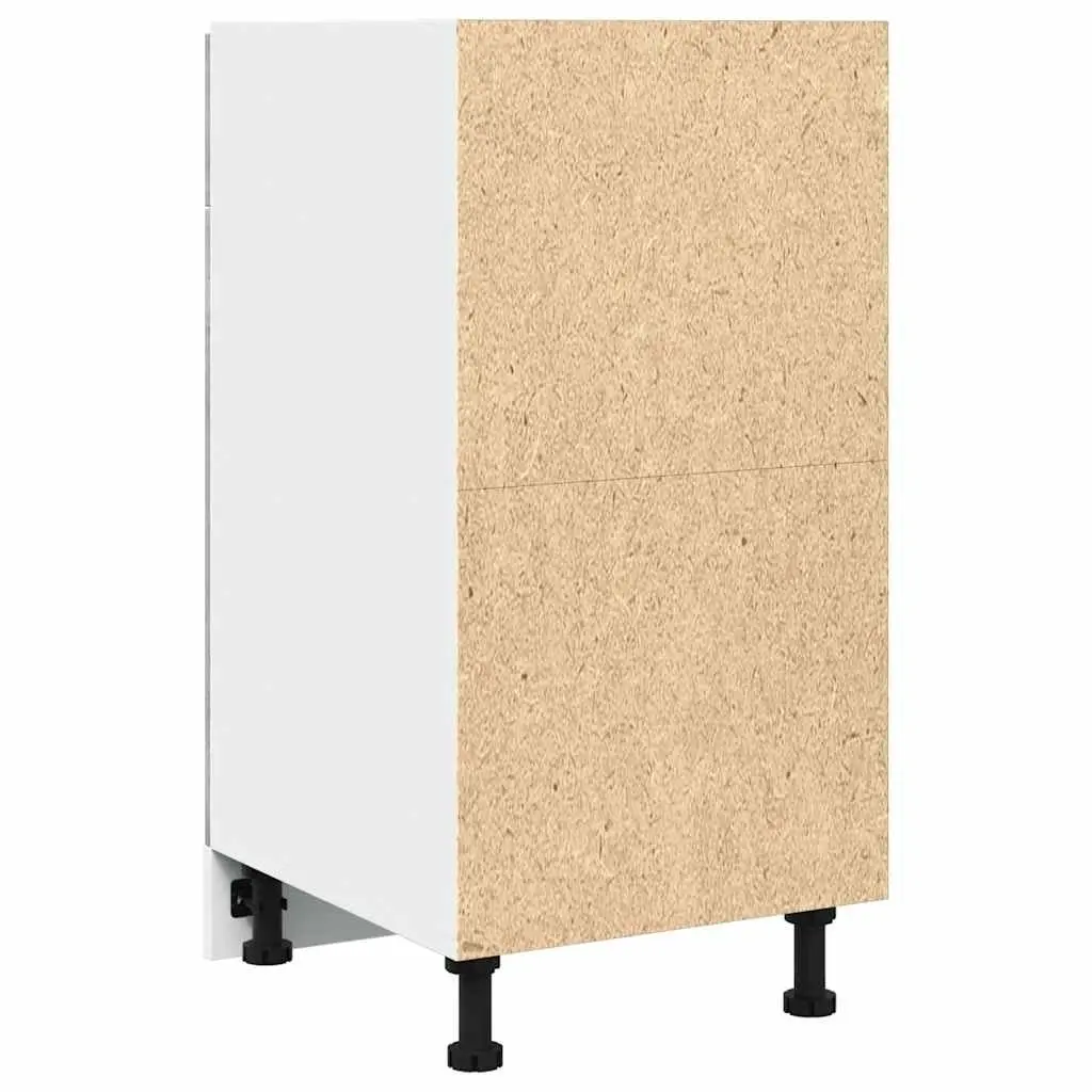 Grey Drawer Bottom Cabinet for Kitchen Storage