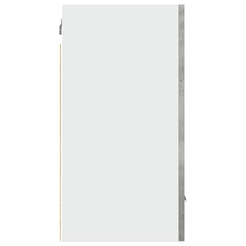 Hanging Cabinet Wall-Mounted Grey Engineered Wood 30x31x60cm