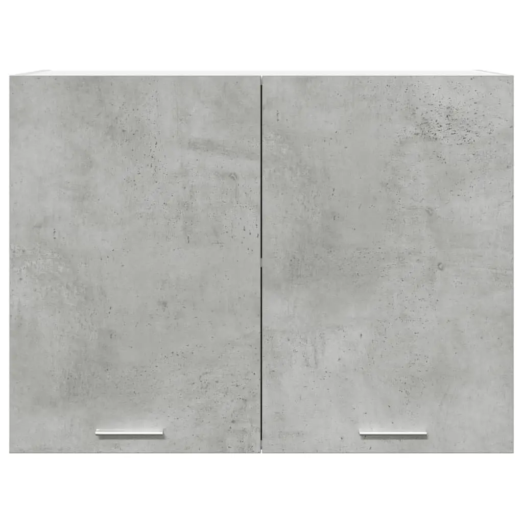 Grey Engineered Wood Wall-Mounted Hanging Kitchen Cabinet