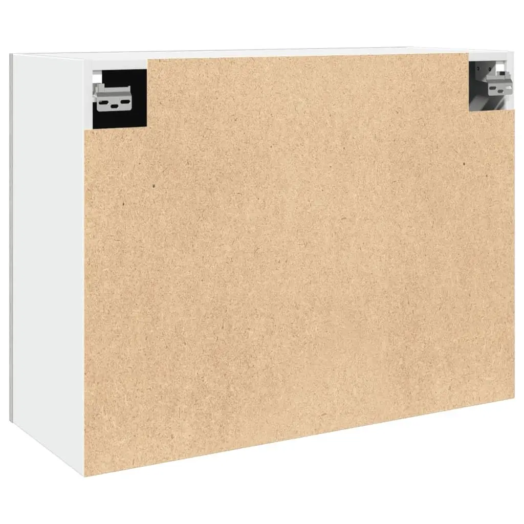 Grey Engineered Wood Wall-Mounted Hanging Kitchen Cabinet
