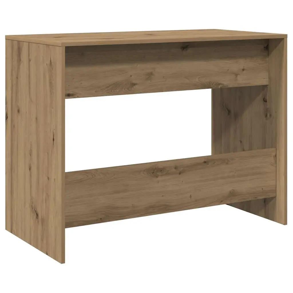 Engineered Wood Office Desk with 2 Drawers in Artisan Oak