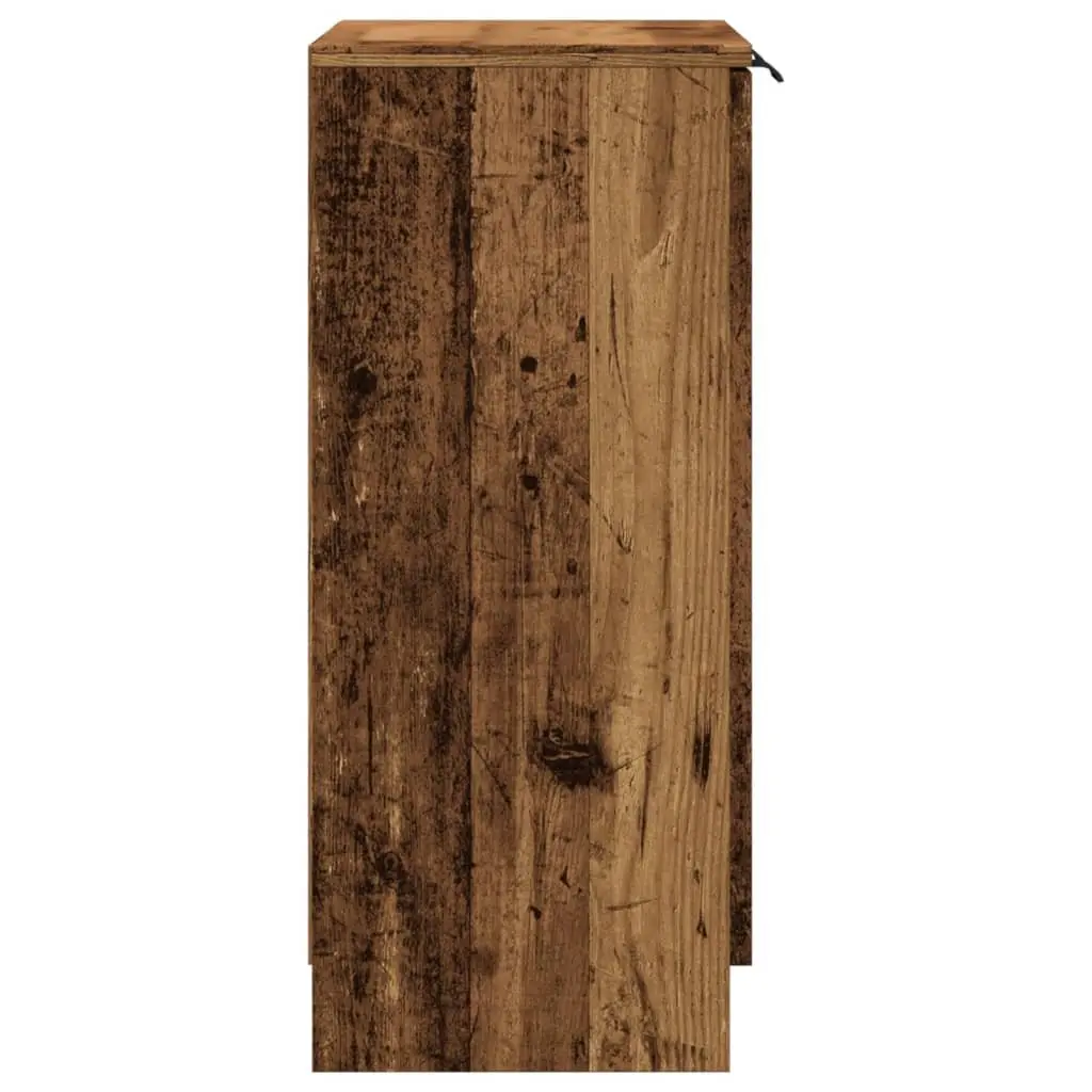 Sideboard Old Wood 60x30x70cm Buffet Cabinet Engineered Wood Storage Unit