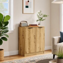 Elegant Brown Sideboard Buffet Cabinet for Home Storage