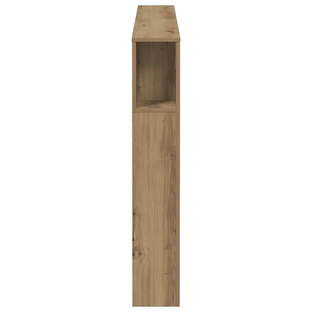 Brown Engineered Wood Headboard Cabinet