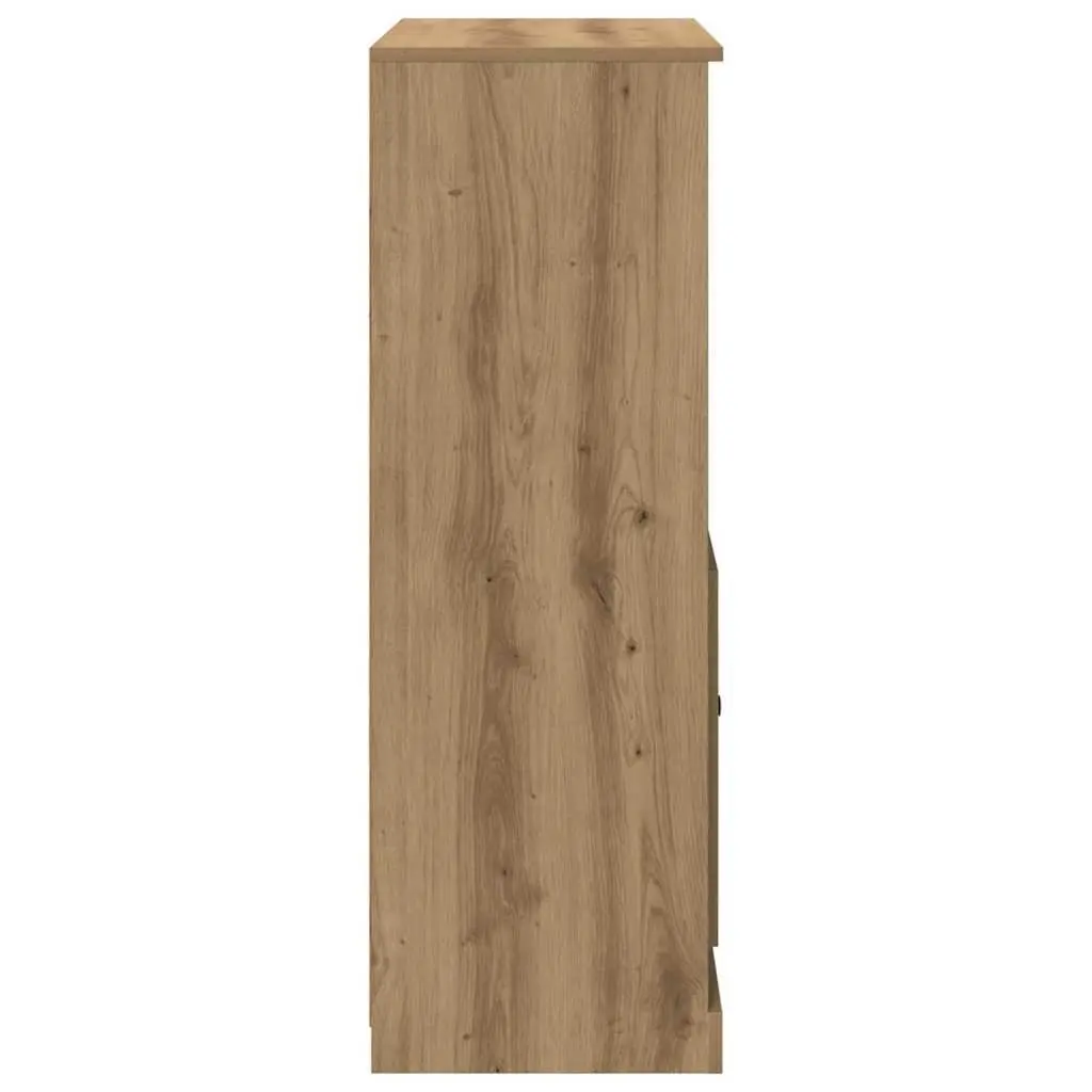 Highboard Storage Cabinet in Brown
