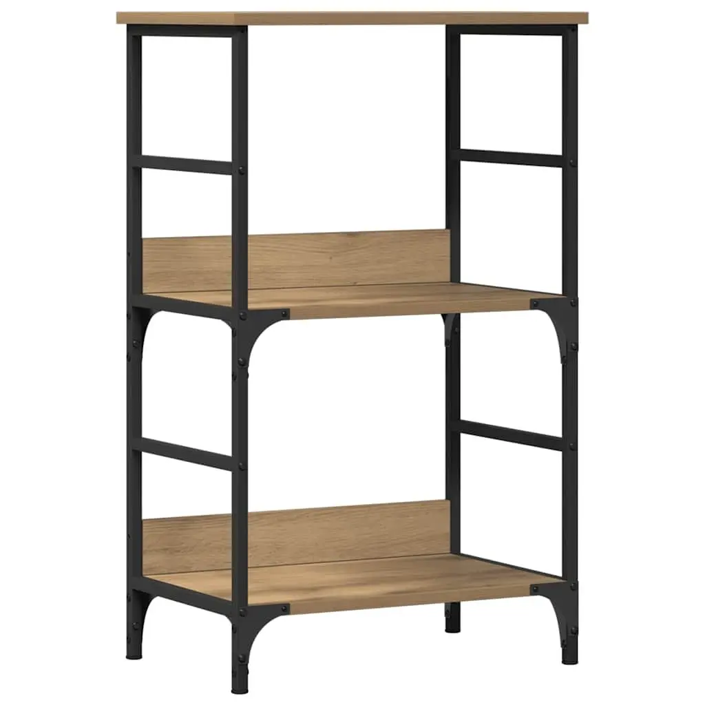 Book Cabinet in Brown Engineered Wood