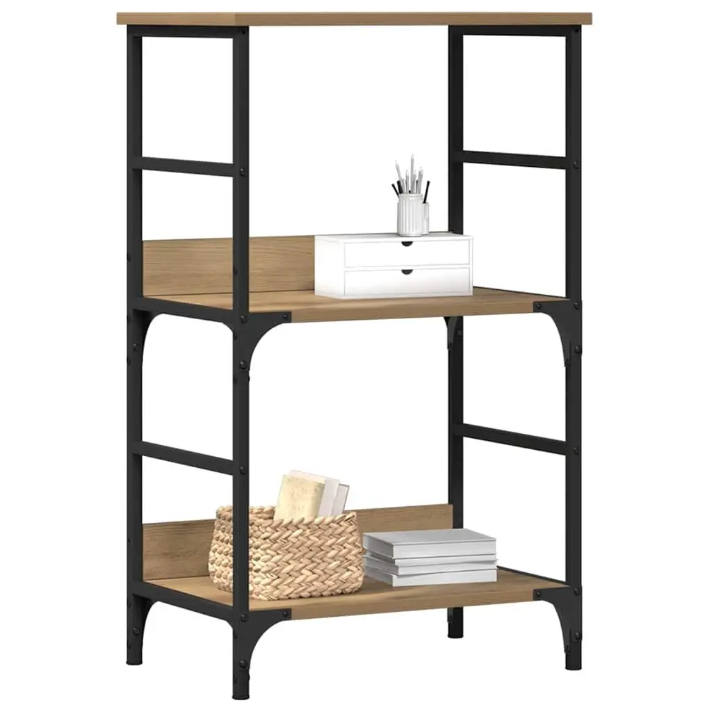 Book Cabinet in Brown Engineered Wood
