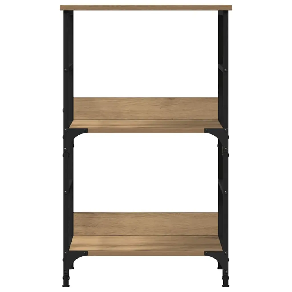 Book Cabinet in Brown Engineered Wood