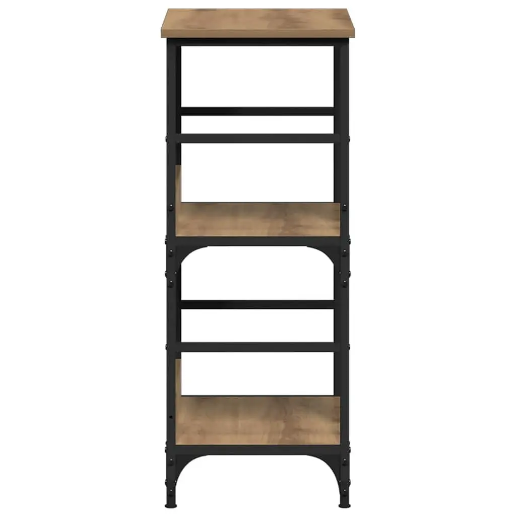 Book Cabinet in Brown Engineered Wood