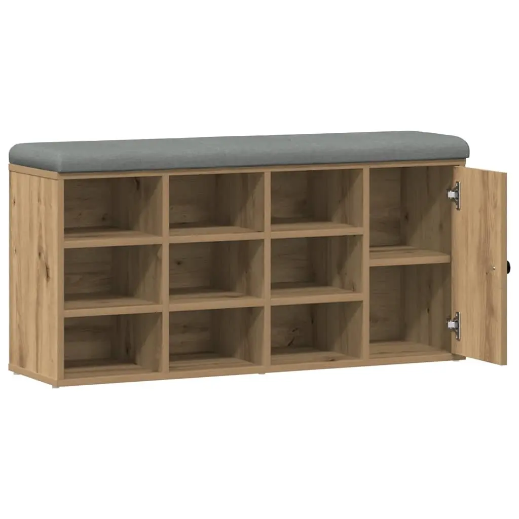 Padded Seat Storage Bench for Hallway or Entryway