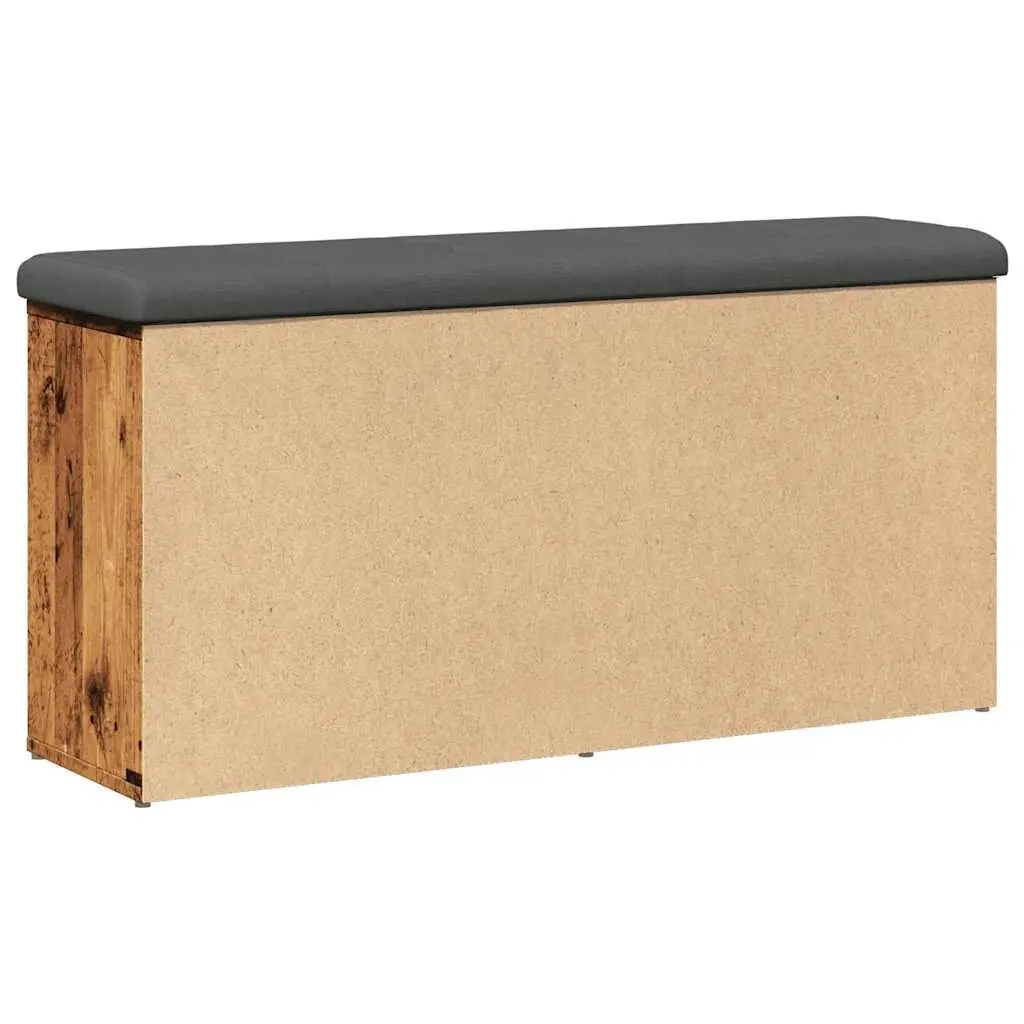 Shoe Bench Old Wood Design 102x32x50 cm Storage Bench Hallway Entryway Seat