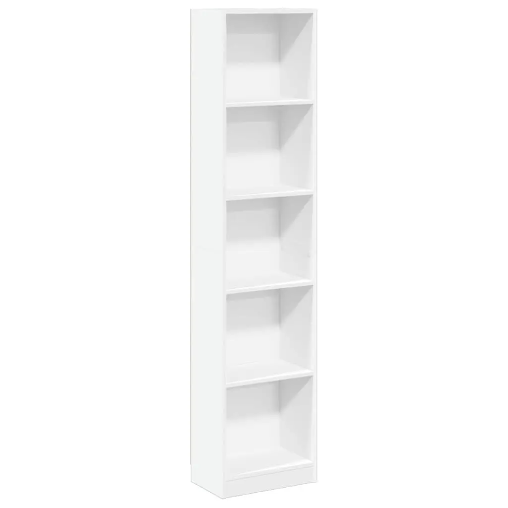 White Bookcase for Storage and Display