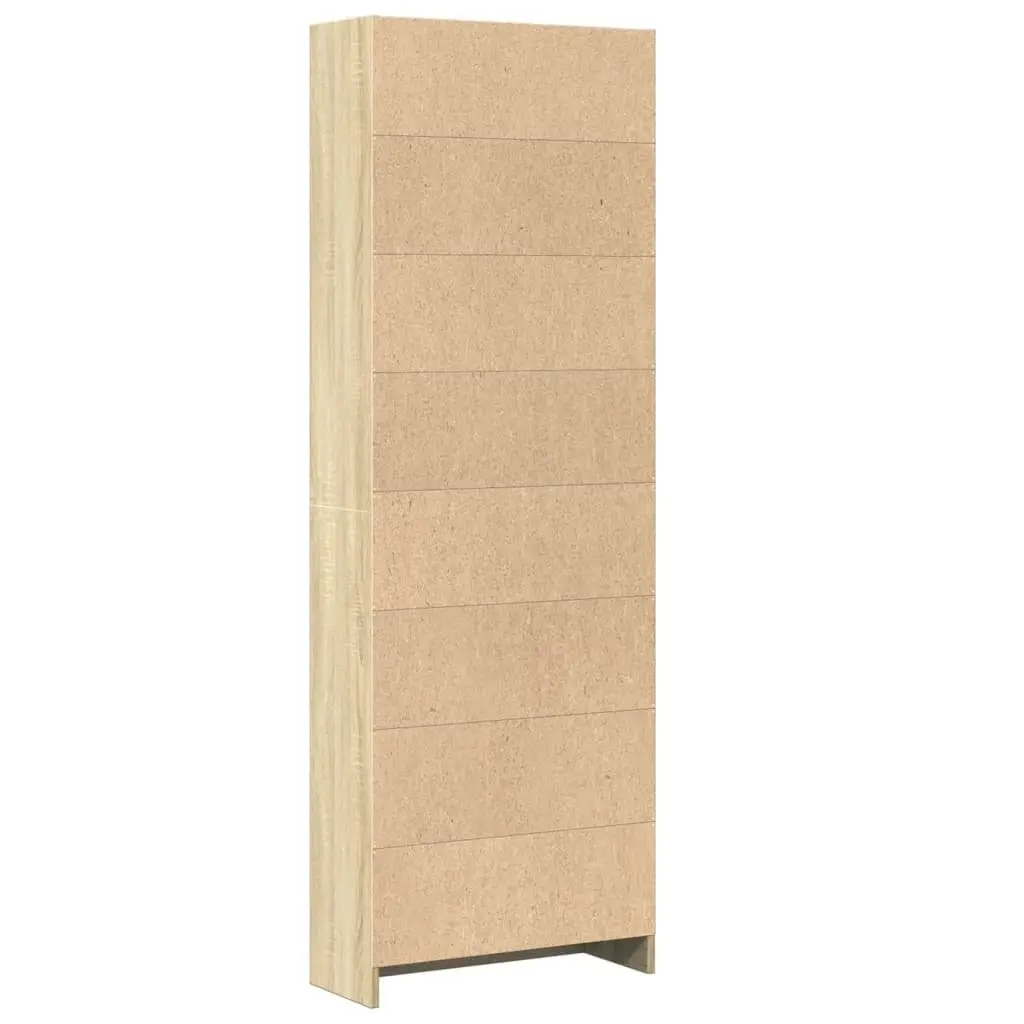 Sonoma Oak Bookcase 60x24x176 cm Engineered Wood
