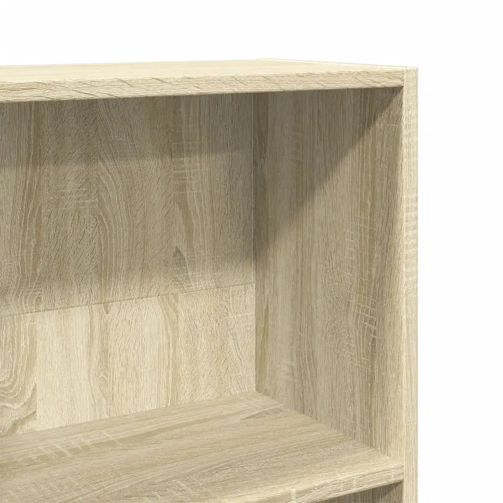 Sonoma Oak Bookcase 60x24x176 cm Engineered Wood