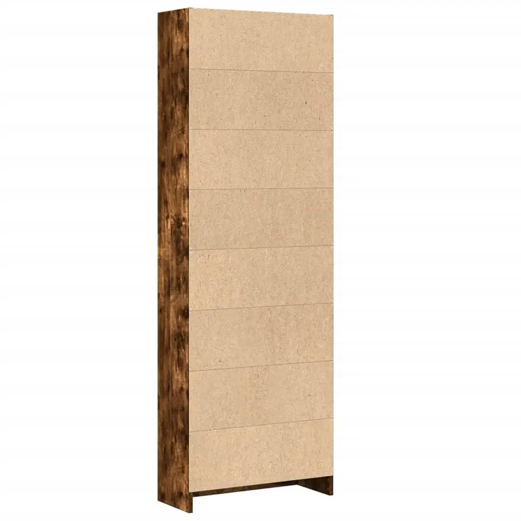 Smoked Oak Bookcase for Living Spaces