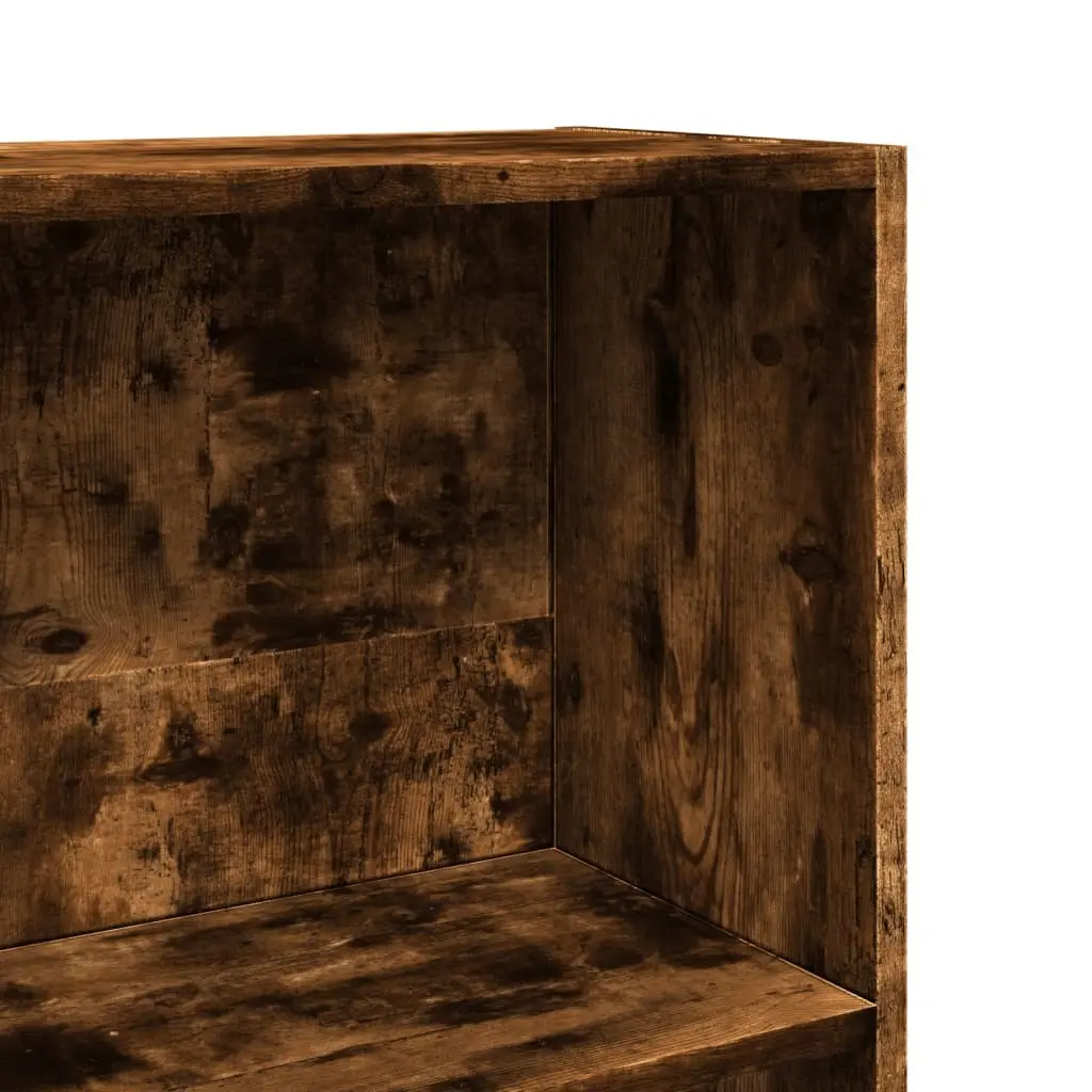 Smoked Oak Bookcase for Living Spaces