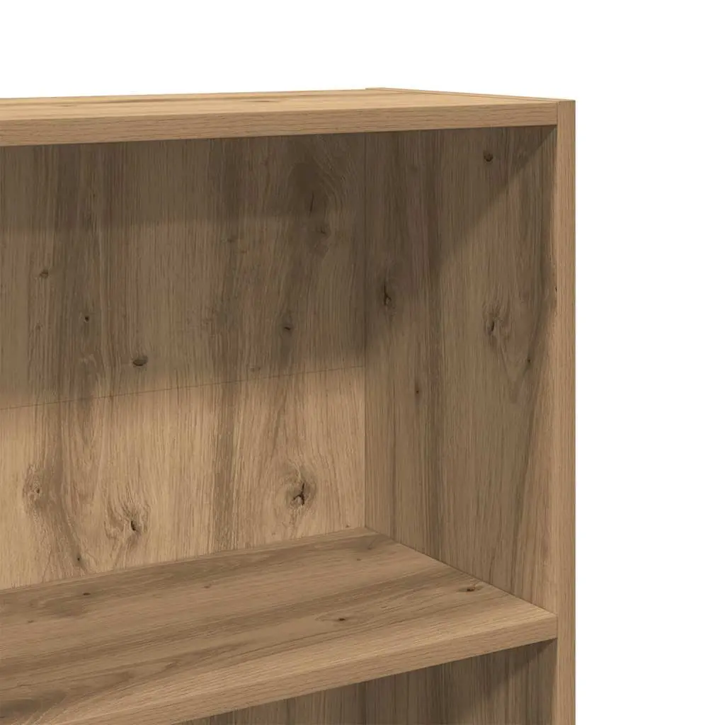 Brown Engineered Wood Open Compartment Bookcase