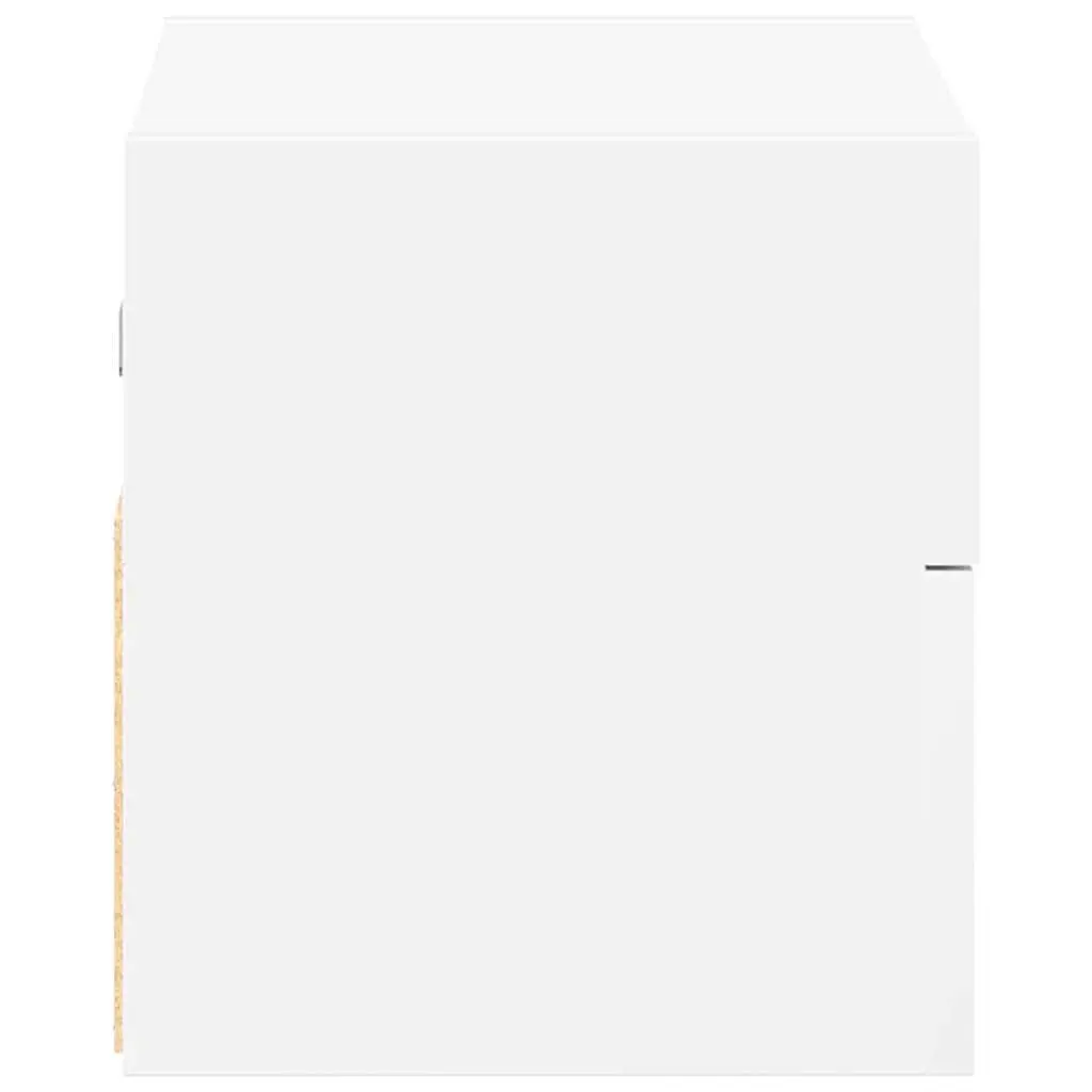 Bedside Cabinet Wall-mounted White Storage Drawer Nightstand Floating Shelf