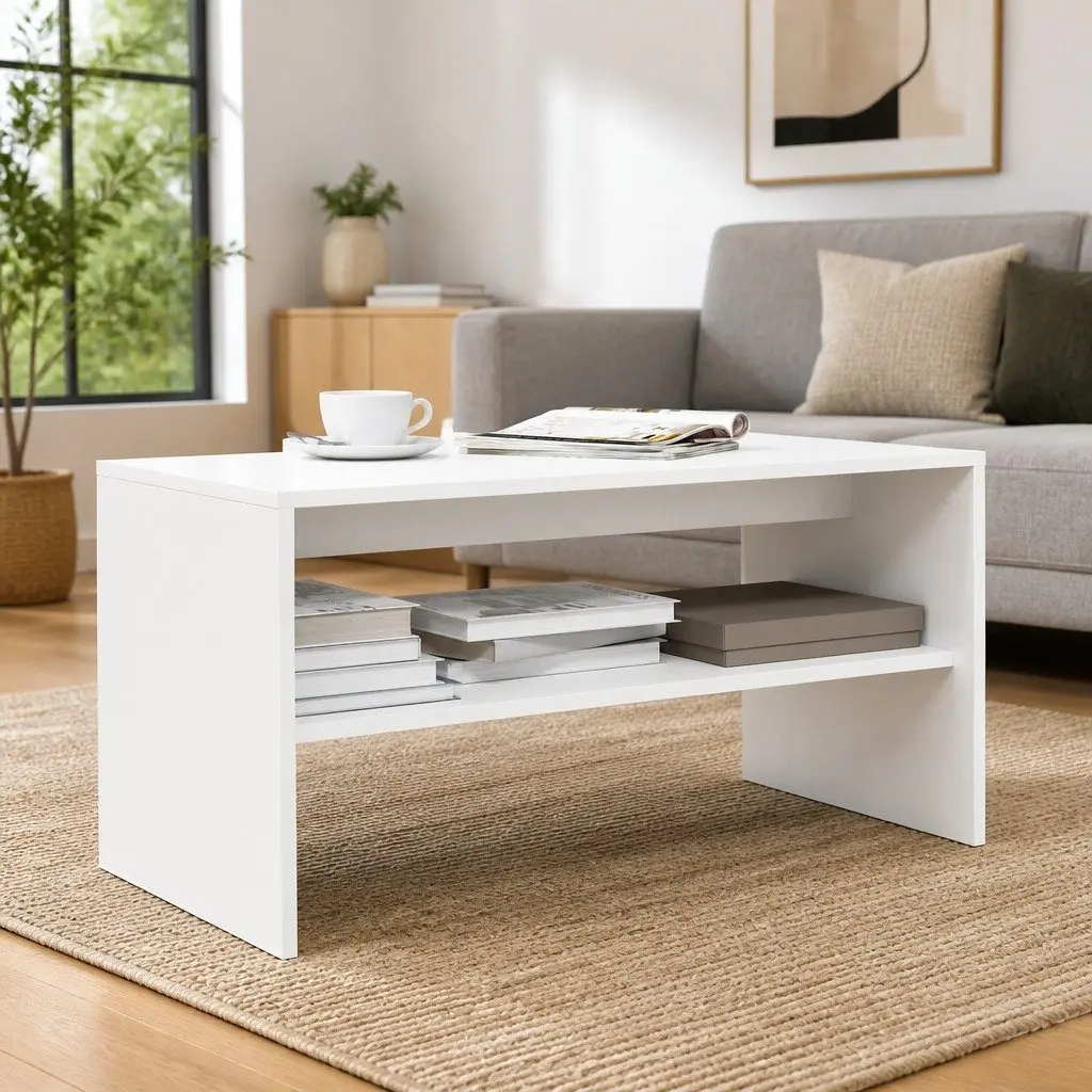 TV Cabinet White 60x40x40 cm Engineered Wood Media Storage Unit