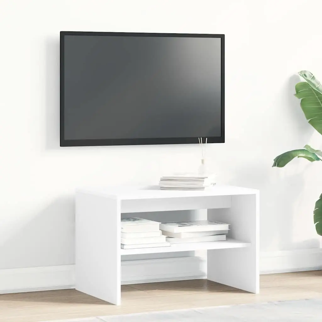 TV Cabinet White 60x40x40 cm Engineered Wood Media Storage Unit