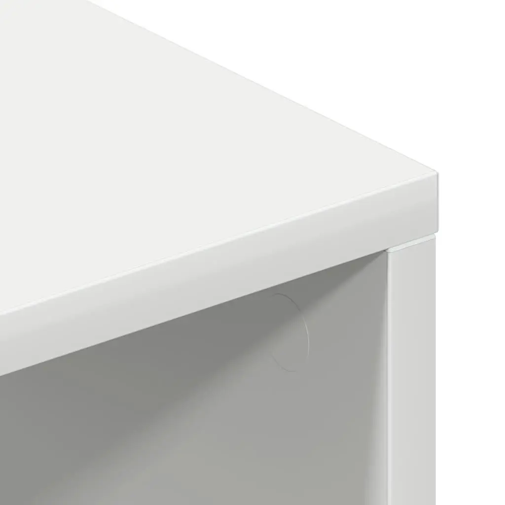 White Engineered Wood TV Cabinet 100x40x40 cm