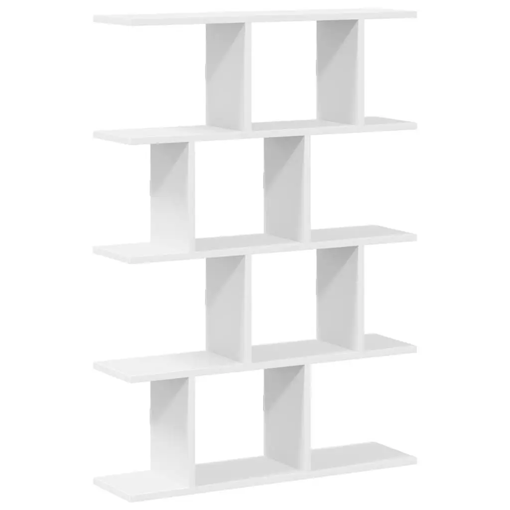 15-Compartment White Wall Cube Shelf for Display