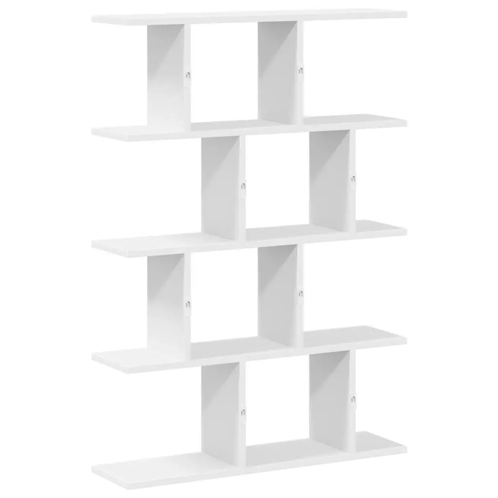 15-Compartment White Wall Cube Shelf for Display