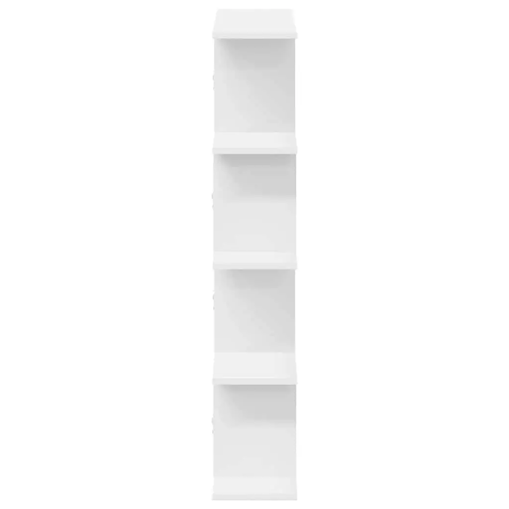15-Compartment White Wall Cube Shelf for Display