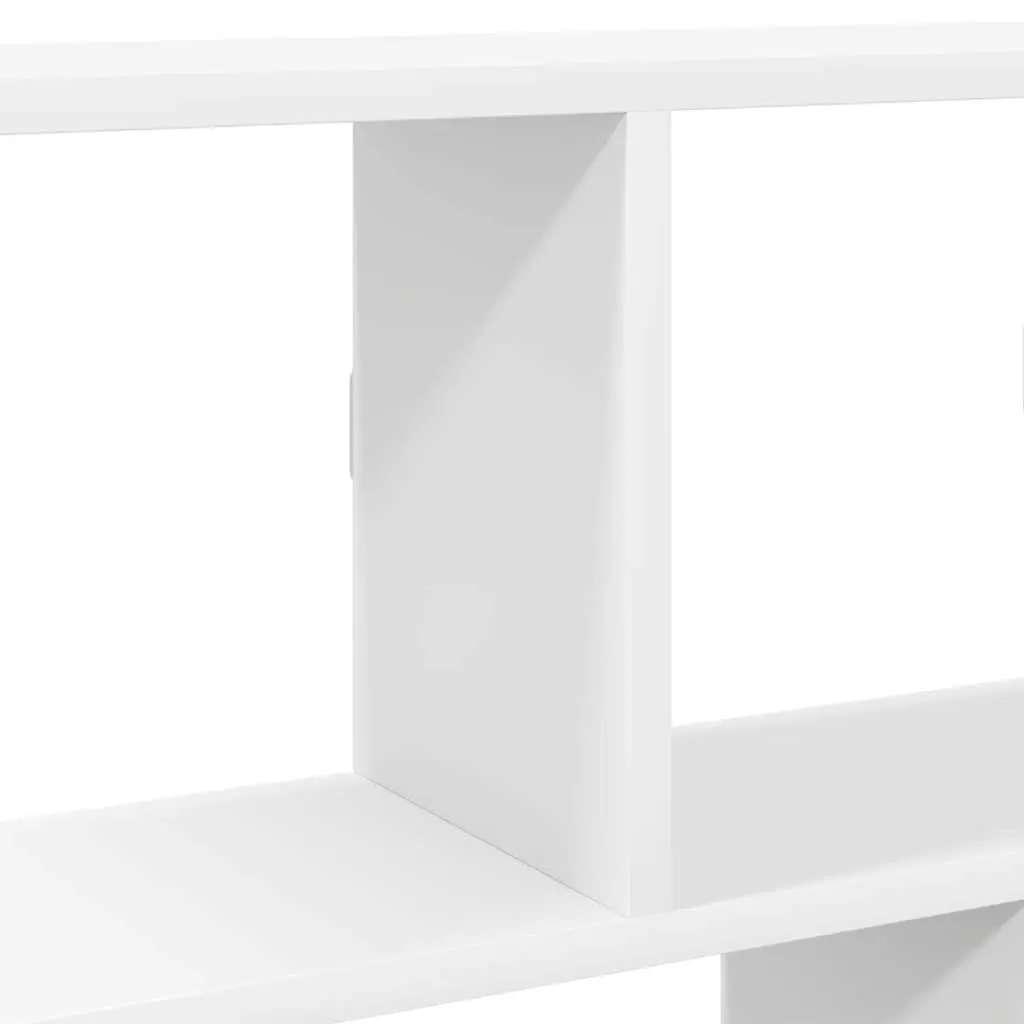 15-Compartment White Wall Cube Shelf for Display