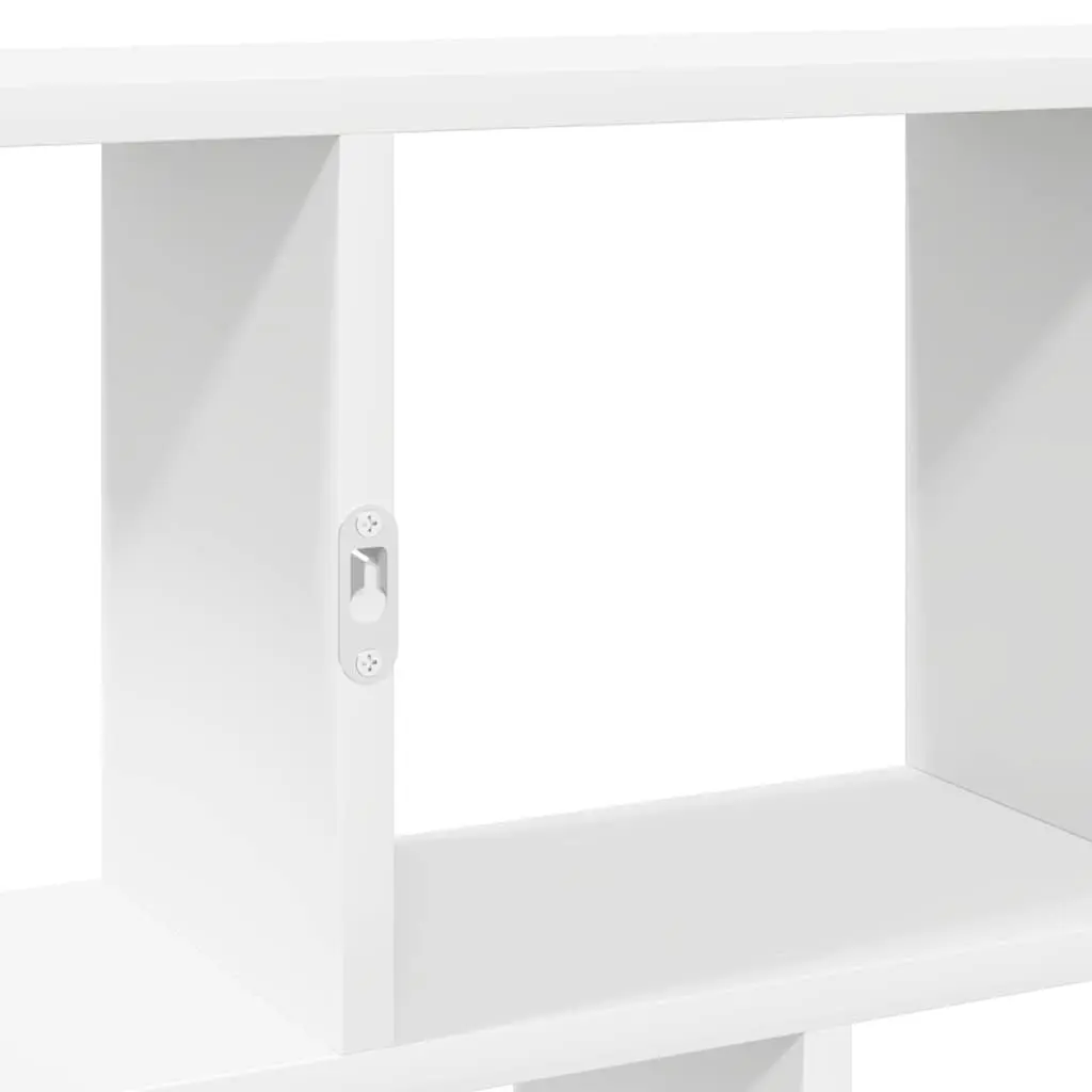 15-Compartment White Wall Cube Shelf for Display