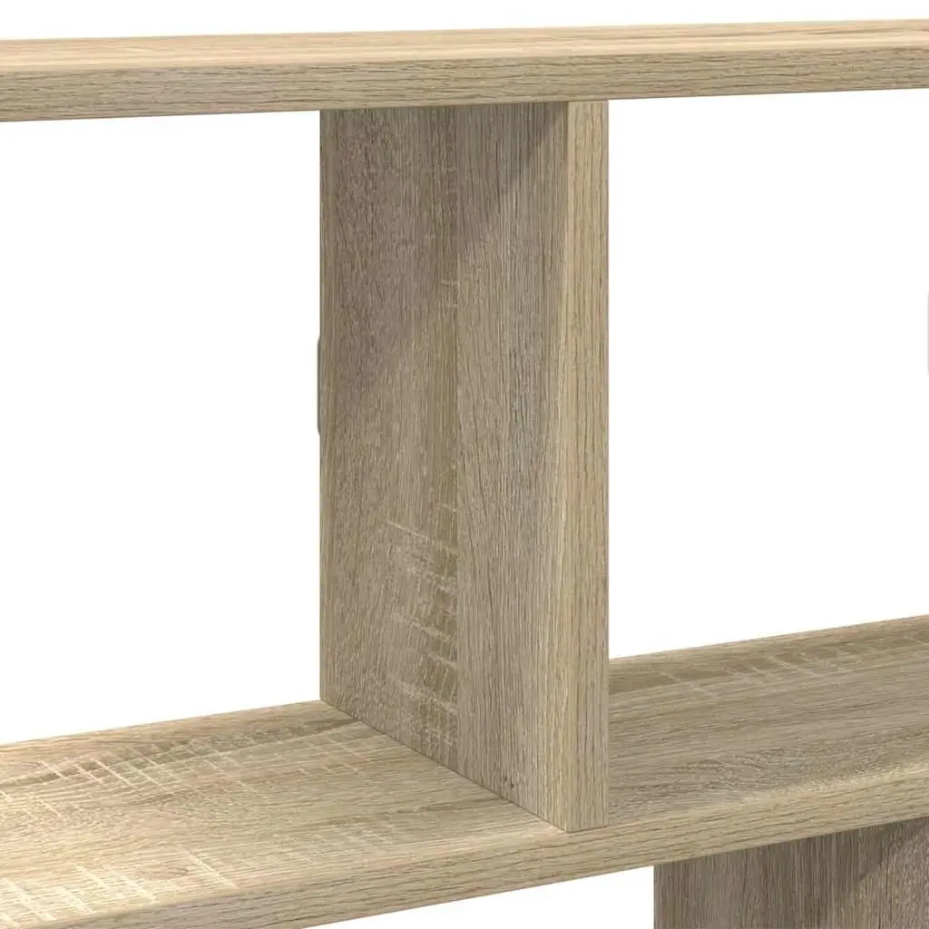 Wall Cube Shelf Floating Storage Box 15 Compartments Brown Engineered Wood
