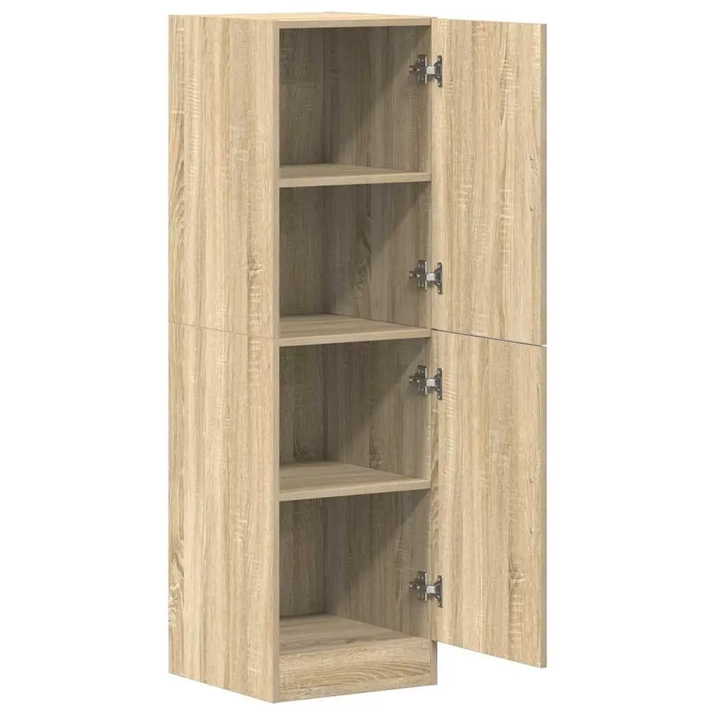 Sonoma Oak Kitchen Cabinet Storage Unit in Engineered Wood