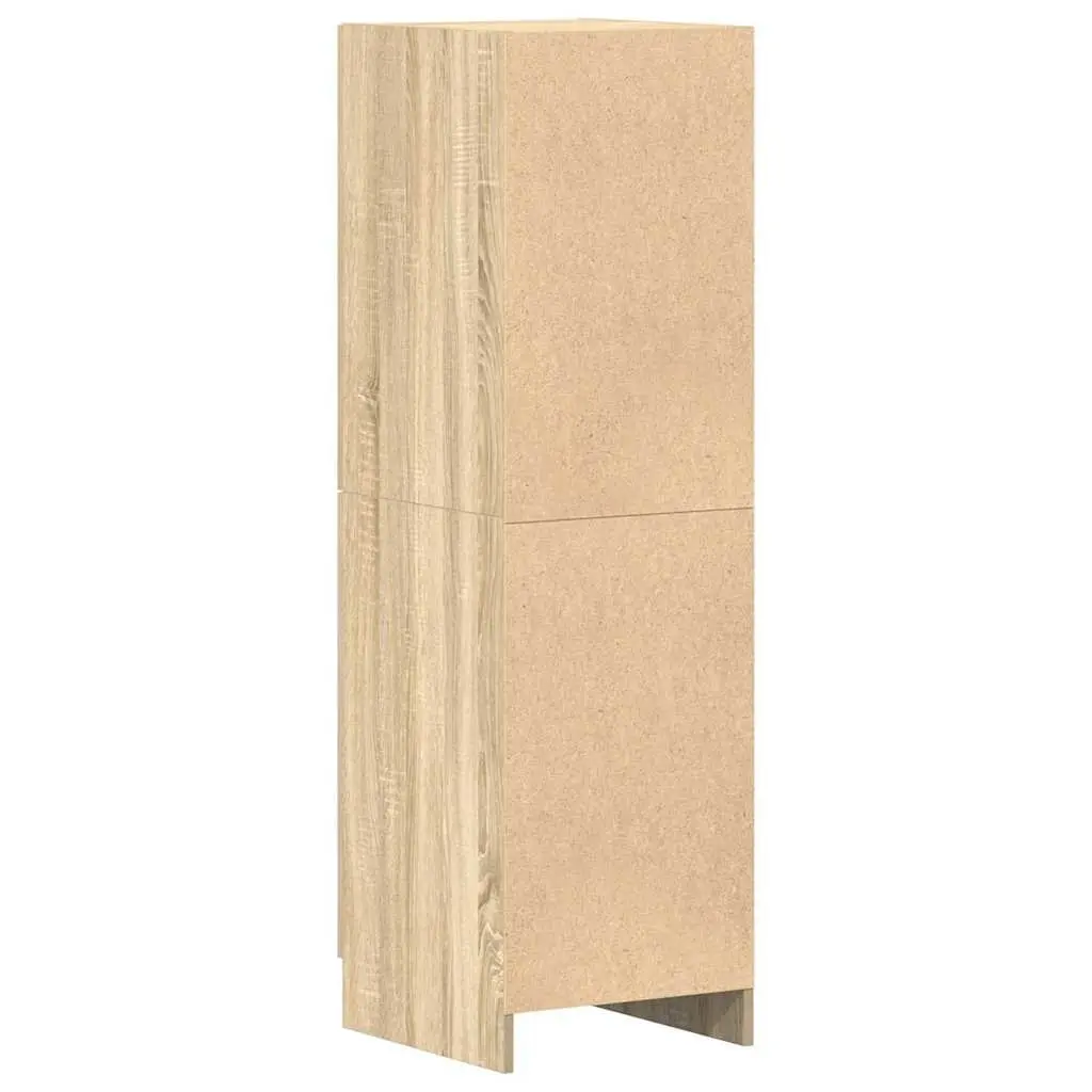 Sonoma Oak Kitchen Cabinet Storage Unit in Engineered Wood