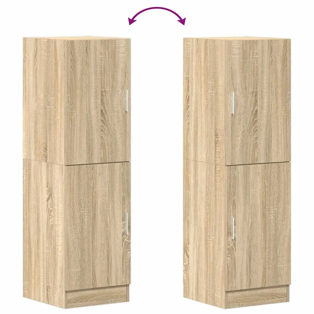 Sonoma Oak Kitchen Cabinet Storage Unit in Engineered Wood