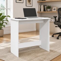Stylish White Writing Desk for Home and Office