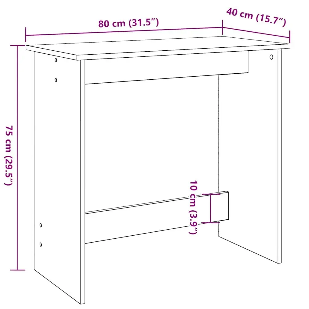 White Writing Desk for Home and Office
