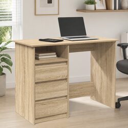Sonoma Oak Writing Desk for Home Office and Study