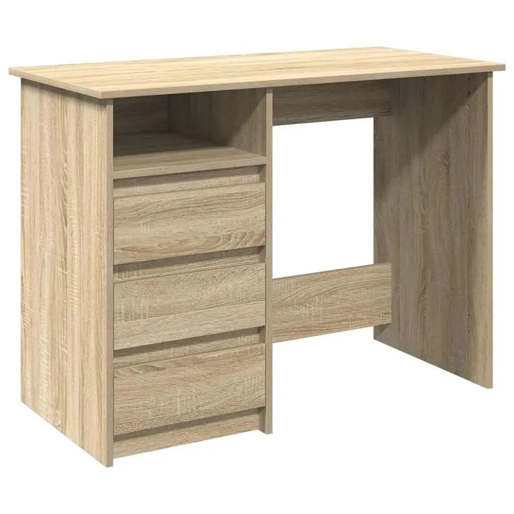 Sonoma Oak Writing Desk for Home Office and Study