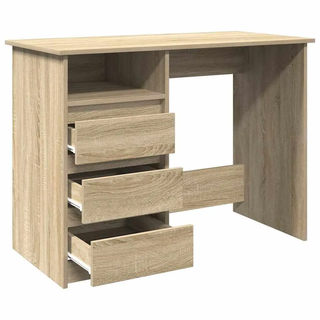 Sonoma Oak Writing Desk for Home Office and Study
