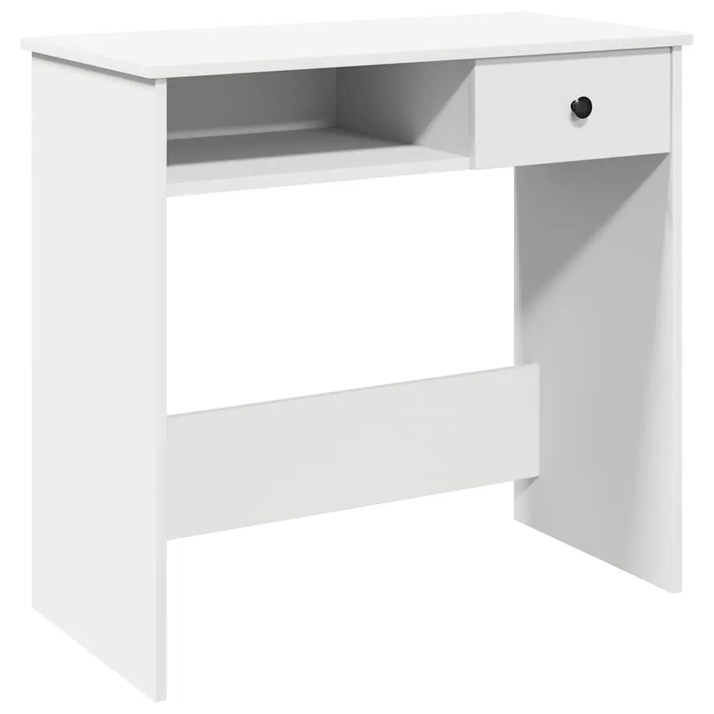White Writing Desk for Home Office 80x40x75cm