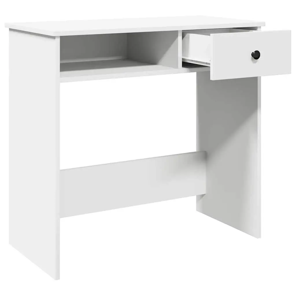 White Writing Desk for Home Office 80x40x75cm