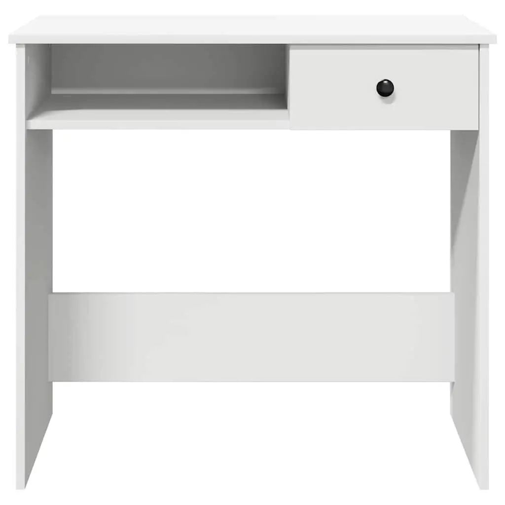 White Writing Desk for Home Office 80x40x75cm