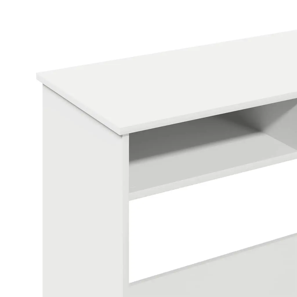 White Writing Desk for Home Office 80x40x75cm