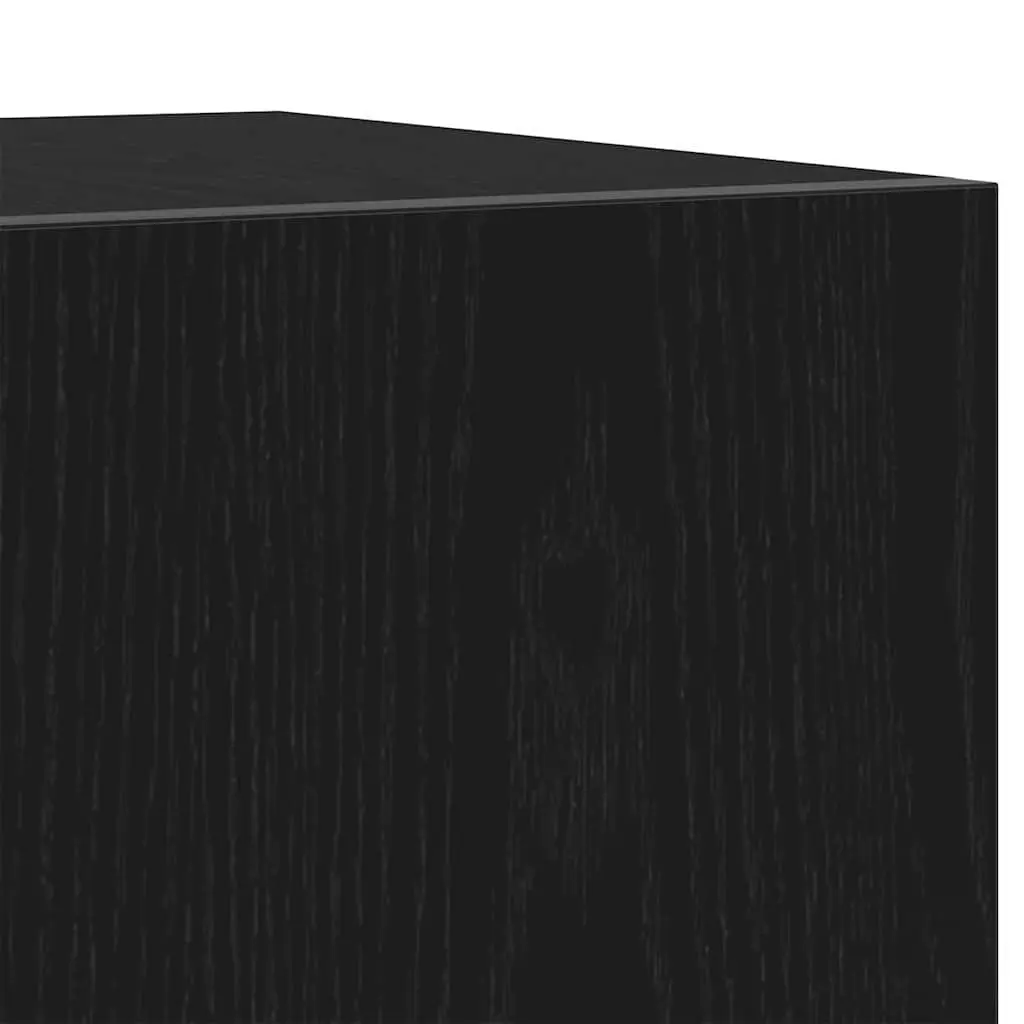 TV Cabinet Black Modern 160x35x40cm Engineered Wood